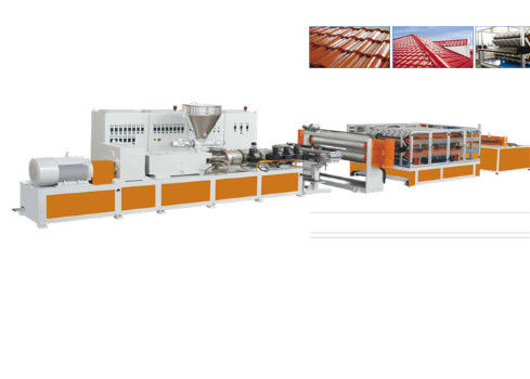 JWELL PVC ASA PMMA الاصطناعية آلة بثق بلاط الراتينج PVC