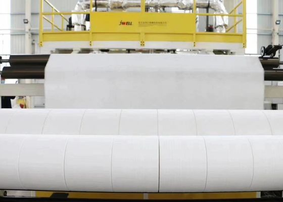 JWELL Machinery Hot Mask Material خط إنتاج غير منسوج PP Melt Blown برغي واحد