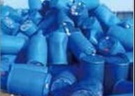 HDPE أربعة شافت تقطيع البلاستيك إعادة التدوير