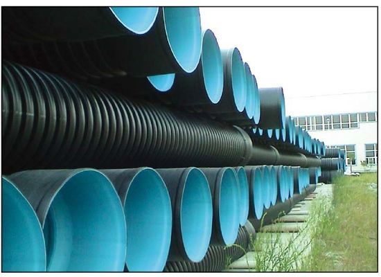 آلة بثق الأنبوب المموج Dwc ذات الجدار المزدوج HDPE PP