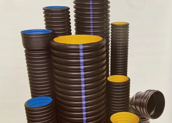PE PP أفقي DWC خط بثق الأنابيب