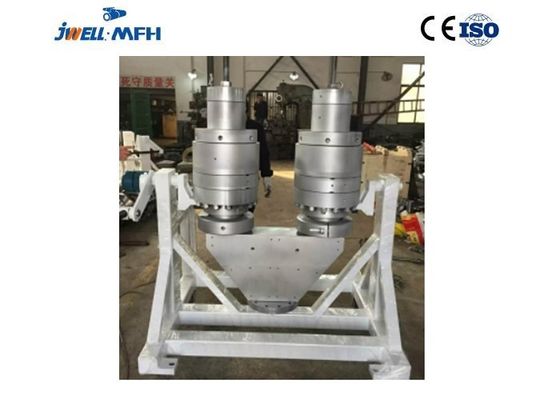 JWELL 110mm PVC الأنابيب التوأم برغي الطارد آلة بثق الأنابيب