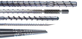 JWELL Machinery Accessory Part PE PP مسامير وبراميل الطارد أحادية اللولب