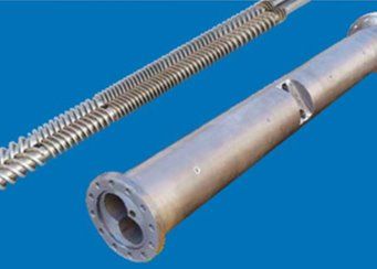 JWELL Machinery Accessory Part PE PP مسامير وبراميل الطارد أحادية اللولب