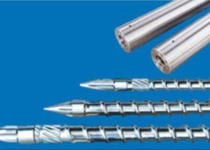 JWELL Machinery Accessory Part PE PP مسامير وبراميل الطارد أحادية اللولب