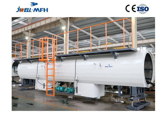 آلة تصنيع الأنابيب المركبة عالية الكثافة HDPE ثلاثية الطبقات ذات الأتمتة العالية لإمداد المياه