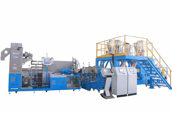 266 دورة في الدقيقة 300 دورة في الدقيقة 330 دورة في الدقيقة PLA PBAT Bio Plastic Compounding Line