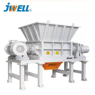 JWELL آلة إعادة تدوير النفايات البلاستيكية اثنين من شافت البلاستيك التقطيع