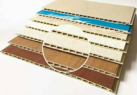 JWELL WPC لوحة الحائط البلاستيكية خط بثق الملف الشخصي العزل الحراري PVC إطار النافذة ماكينة
