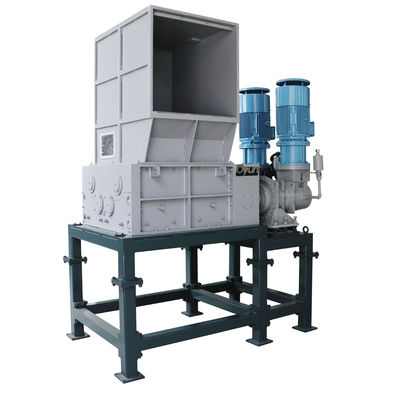 HDPE Blue Drum Foam Container أربعة محاور إعادة تدوير البلاستيك التقطيع