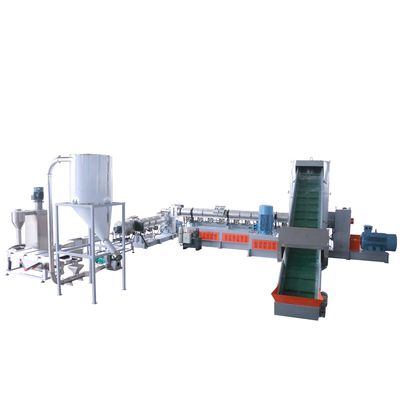 LDPE BOPP البلاستيك فيلم إعادة تدوير ثلاثة آلات خط تكوير متكامل